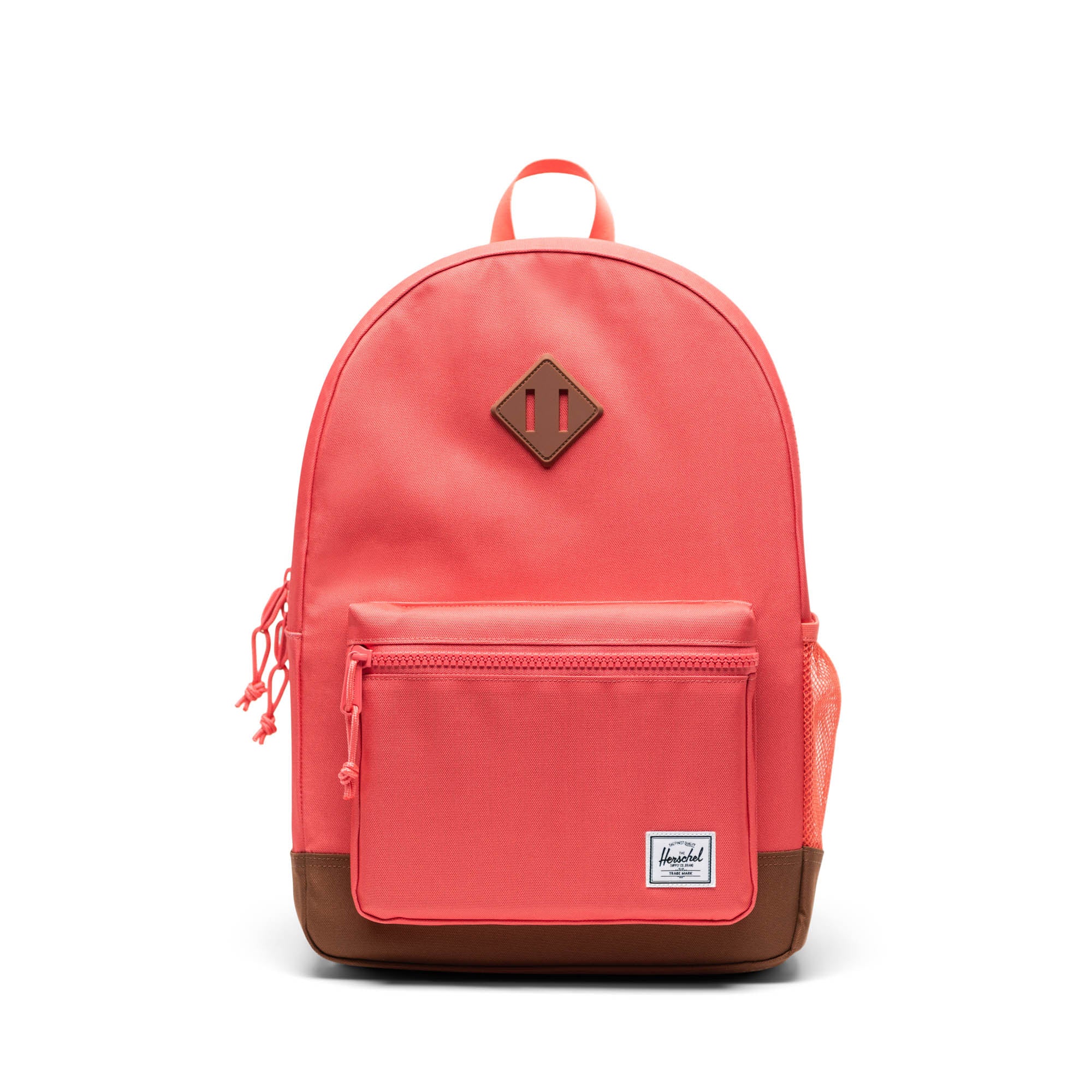Mercan - Taba Herschel Heritage Genç Su İtici Kumaş Sırt Çantası, 14" Laptop Uyumlu, 26 L